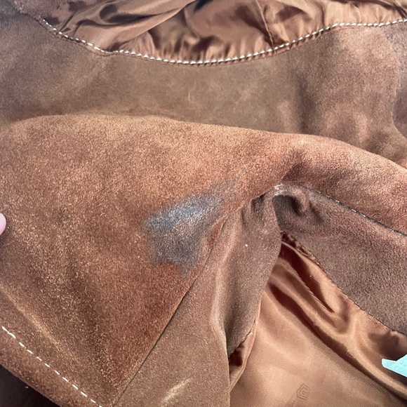 Vintage Suede Trench Coat - Picture 5 of 9